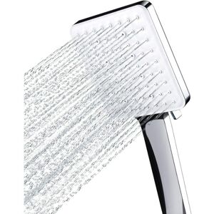 Tinor - Shower Head, Large Square Shower Head with One-Hand Control, High Pressure Shower Head with 6 Shower Modes, Chrome Tinor - Shower Head, Large Square Shower Head with One-Hand Control, High Pressure Shower Head with 6 Shower Modes, Chrome