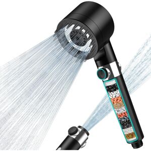 Shower Head with Filter High Pressure Hand Shower with Filtration in 15 Layers 1.5 m Hose 3 Jet Types Economy Shower Head for Removing Hard Water, Shower Head with Filter High Pressure Hand Shower with Filtration in 15 Layers 1.5 m Hose 3 Jet Types Economy Shower Head for Removing Hard Water,