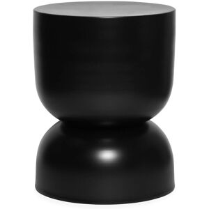 SWEEEK Side table, end table, metal bedside table Ø32 x H42cm, Madi, Black, 32x32x42 cm SWEEEK Side table, end table, metal bedside table Ø32 x H42cm, Madi, Black, 32x32x42 cm