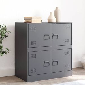 BONNEVIE Sideboard Cupboar,Buffet,Kitchen Storage Cabinet Anthracite 67x39x73 cm Steel VSVS84409 BONNEVIE Sideboard Cupboar,Buffet,Kitchen Storage Cabinet Anthracite 67x39x73 cm Steel VSVS84409