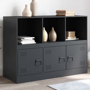 BONNEVIE Sideboard Cupboar,Buffet,Kitchen Storage Cabinet Anthracite 99x39x73 cm Steel VSVS78996 BONNEVIE Sideboard Cupboar,Buffet,Kitchen Storage Cabinet Anthracite 99x39x73 cm Steel VSVS78996