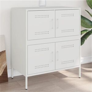 BONNEVIE Sideboard Cupboar,Buffet,Kitchen Storage Cabinet White 68x39x79 cm Steel VSVS27124 BONNEVIE Sideboard Cupboar,Buffet,Kitchen Storage Cabinet White 68x39x79 cm Steel VSVS27124