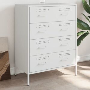 BONNEVIE Sideboard Cupboar,Buffet,Kitchen Storage Cabinet White 68x39x89 cm Steel VSVS39630 BONNEVIE Sideboard Cupboar,Buffet,Kitchen Storage Cabinet White 68x39x89 cm Steel VSVS39630