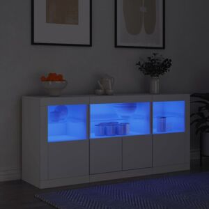BONNEVIE Sideboard Cupboar,Buffet,Kitchen Storage Cabinet with led Lights White 142.5x37x67 cm VSVS58754 BONNEVIE Sideboard Cupboar,Buffet,Kitchen Storage Cabinet with led Lights White 142.5x37x67 cm VSVS58754