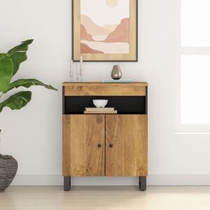Sideboard with 2 Doors 60x33x75 cm Solid Wood Mango vidaXL Sideboard with 2 Doors 60x33x75 cm Solid Wood Mango vidaXL