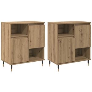 Vidaxl - Sideboards 2 pcs Artisan oak 120 x 35 x 70 cm Engineered wood Vidaxl - Sideboards 2 pcs Artisan oak 120 x 35 x 70 cm Engineered wood