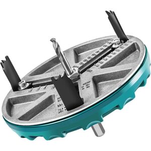 TONCHEAN Sierra de corona ajustable, sierra de corona ajustable, herramienta de perforación con diámetro de corte 45-130 mm, cortador de corona con escala, TONCHEAN Sierra de corona ajustable, sierra de corona ajustable, herramienta de perforación con diámetro de corte 45-130 mm, cortador de corona con escala,