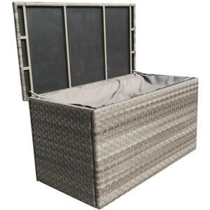 Signature Weave - Meghan Wicker Large Cushion Box Garden Storage Chest Cabinet Signature Weave - Meghan Wicker Large Cushion Box Garden Storage Chest Cabinet