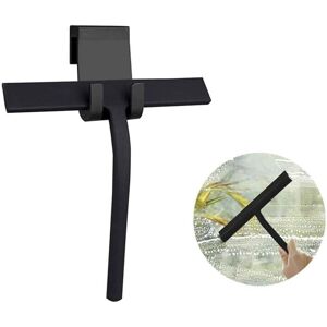 BEIJIYI Silicone Shower Squeegee, Bathroom Squeegee for Kitchen, Mirror, Window, Car Glass Cleaning (Black) BEIJIYI Silicone Shower Squeegee, Bathroom Squeegee for Kitchen, Mirror, Window, Car Glass Cleaning (Black)