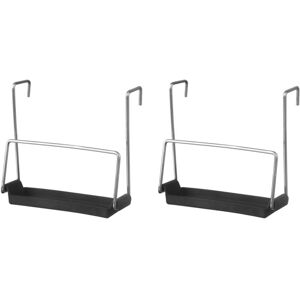 COOCHEER Silicone Slow Cooker Lid and Sink Organizer, Set of 2, Black COOCHEER Silicone Slow Cooker Lid and Sink Organizer, Set of 2, Black