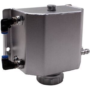 MAXPEEDINGRODS Silver 1L Universal Aluminum Coolant Overflow Tank Reservoir with 12mm Inlet MAXPEEDINGRODS Silver 1L Universal Aluminum Coolant Overflow Tank Reservoir with 12mm Inlet