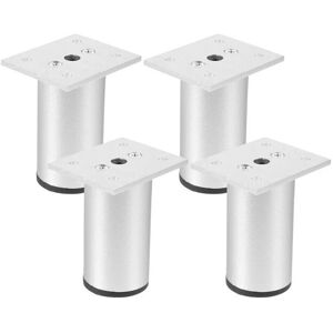 Linghhang - Silver)4 Matte Furniture Legs, 100mm Aluminum, tv Cabinet Legs, Suitable for Cabinet Coffee Tables, Furniture Sofa Support Legs Linghhang - Silver)4 Matte Furniture Legs, 100mm Aluminum, tv Cabinet Legs, Suitable for Cabinet Coffee Tables, Furniture Sofa Support Legs