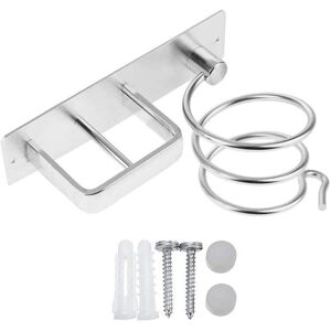 Linghhang - Silver)Wall Mounted Hair Dryer Holder, Hair Dryer Holder Hair Straightener Holder with Cable Holder for Storing Hair Dryer Straightener, Linghhang - Silver)Wall Mounted Hair Dryer Holder, Hair Dryer Holder Hair Straightener Holder with Cable Holder for Storing Hair Dryer Straightener,