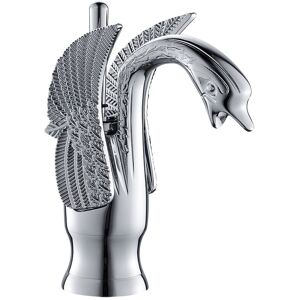 Gotrays - Bathroom Sink Faucets Bathroom Sink Faucet Hotel Copper Mixer Taps Hot and Cold Faucets-Short,Silver Gotrays - Bathroom Sink Faucets Bathroom Sink Faucet Hotel Copper Mixer Taps Hot and Cold Faucets-Short,Silver