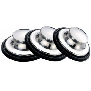 Csparkv - Sink Stoppers, Stainless Steel Kitchen Sink Stopper, Large Wide Rim 3.35'(85mm) Diameter (3 Pack) Csparkv - Sink Stoppers, Stainless Steel Kitchen Sink Stopper, Large Wide Rim 3.35'(85mm) Diameter (3 Pack)
