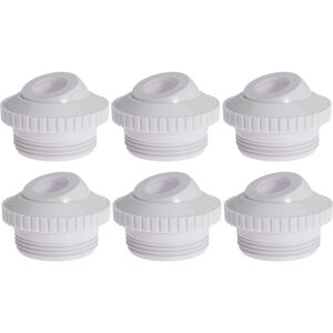 COOCHEER Six Pack 3/4" Pool Spout Opening for Hayward SP1419D, Directional Flow Ball Inlet Fitting, Hydrostream Return Spout with 1-1/2" MIP Thread (Spout-E6) COOCHEER Six Pack 3/4" Pool Spout Opening for Hayward SP1419D, Directional Flow Ball Inlet Fitting, Hydrostream Return Spout with 1-1/2" MIP Thread (Spout-E6)