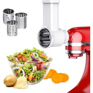 TLILY Slicer Shredder Attachments, Fresh Prep Vegetable for Stand Mixer, Salad Maker with Cleaning Brush TLILY Slicer Shredder Attachments, Fresh Prep Vegetable for Stand Mixer, Salad Maker with Cleaning Brush