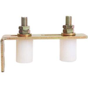 MEMKEY Sliding Guide Post, Guide Post, Double Adjustable Nylon Rollers, L-Back Post Bracket for Sliding Doors(14.56cm) MEMKEY Sliding Guide Post, Guide Post, Double Adjustable Nylon Rollers, L-Back Post Bracket for Sliding Doors(14.56cm)