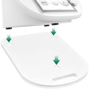 COOCHEER Sliding plate, suitable for Thermomix TM6 and TM5, easy to move without damaging the scale, stable support thanks to vibration reduction, with COOCHEER Sliding plate, suitable for Thermomix TM6 and TM5, easy to move without damaging the scale, stable support thanks to vibration reduction, with