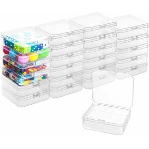 Héloise - Small Plastic Box,Clear Mini Box,Mini Plastic Box,Clear Plastic Squares,Mini Plastic Storage Box,Small Card Storage Box,Tiny Pearl 12 Pieces Héloise - Small Plastic Box,Clear Mini Box,Mini Plastic Box,Clear Plastic Squares,Mini Plastic Storage Box,Small Card Storage Box,Tiny Pearl 12 Pieces