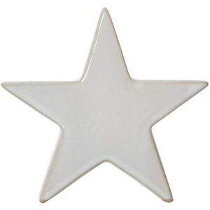 Small Standing Star Decoration - Ceramic - L4 x W13 x H12 cm - White Small Standing Star Decoration - Ceramic - L4 x W13 x H12 cm - White