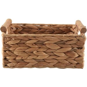 Tlily - Small Wicker Baskets for Organizing Bathroom, Hyacinth Storage, Storage Basket with Wooden Handle Tlily - Small Wicker Baskets for Organizing Bathroom, Hyacinth Storage, Storage Basket with Wooden Handle