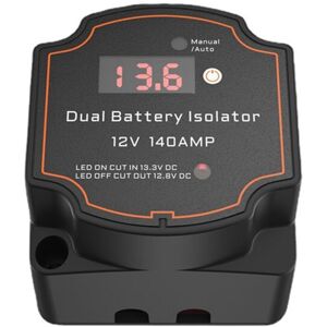 Tlily - Smart Dual Battery Isolator 12V 140A Digital Voltage Sensitive Relay Tlily - Smart Dual Battery Isolator 12V 140A Digital Voltage Sensitive Relay