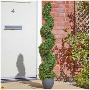 Smart Garden - Boxwood Topiary Twirl 120cm Decorative Artificial 5605010 Smart Garden - Boxwood Topiary Twirl 120cm Decorative Artificial 5605010