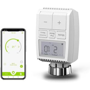 TINOR Smart Thermostatic Radiator Valve, Smart Thermostatic Radiator Valve Head, Programmable WiFi, Expandable, Alexa/Google Home, Smart Life/Tuya App TINOR Smart Thermostatic Radiator Valve, Smart Thermostatic Radiator Valve Head, Programmable WiFi, Expandable, Alexa/Google Home, Smart Life/Tuya App
