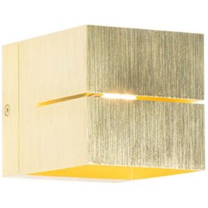 QAZQA QAZQA Moderno Smart Wall Light Gold WiFi G9 - Aluminum QAZQA QAZQA Moderno Smart Wall Light Gold WiFi G9 - Aluminum