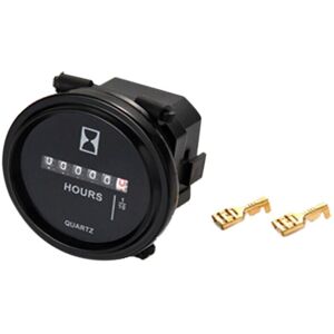 TLILY Snap in Hour Meter Round LCD Quartz AC110-250V for Fork Cart Boat Tractor Generator Engine Mower TLILY Snap in Hour Meter Round LCD Quartz AC110-250V for Fork Cart Boat Tractor Generator Engine Mower