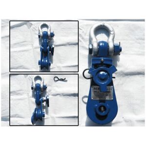Securefix Direct - Snatch Block With Shackle 8T 6' (Swivel Heavy Duty Lifting 8 Ton 6 Inch Lightweight 20-22MM Wire) Securefix Direct - Snatch Block With Shackle 8T 6' (Swivel Heavy Duty Lifting 8 Ton 6 Inch Lightweight 20-22MM Wire)