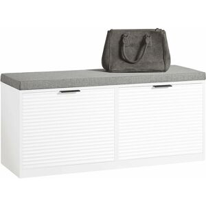 2 Flip-drawers Shoe Bench,FSR147-W - Sobuy 2 Flip-drawers Shoe Bench,FSR147-W - Sobuy