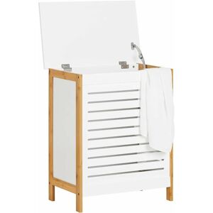 SoBuy Laundry Basket Laundry with Hinged Lid,FSS66-WN SoBuy Laundry Basket Laundry with Hinged Lid,FSS66-WN