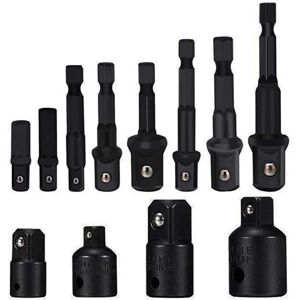 MEMKEY Socket Adapter Converter Set, 8pcs Hex Shank Drill Bit Nut Wrench Socket Extension Adapter Bit Set, 4 Pack Ratchet/Socket Wrench Reducing Adapter MEMKEY Socket Adapter Converter Set, 8pcs Hex Shank Drill Bit Nut Wrench Socket Extension Adapter Bit Set, 4 Pack Ratchet/Socket Wrench Reducing Adapter