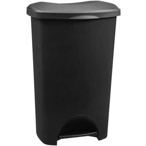 STORM TRADING GROUP Soft Closing Black Airtight Pedal Bin For Home & Office STORM TRADING GROUP Soft Closing Black Airtight Pedal Bin For Home & Office