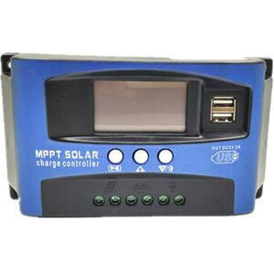 Tonchean - Solar Charge Controller with lcd Display, mppt 30A Solar Charge Controller Dual usb lcd Display 12V 24V Tonchean - Solar Charge Controller with lcd Display, mppt 30A Solar Charge Controller Dual usb lcd Display 12V 24V