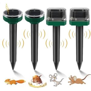 Mumu - Solar Mole Remover 4pcs Ultrasonic Mole Repellent Snake Repellent Hunting Moles Eliminate Ultrasonic Plug Mouse Mole Repellent Voles Pests Mumu - Solar Mole Remover 4pcs Ultrasonic Mole Repellent Snake Repellent Hunting Moles Eliminate Ultrasonic Plug Mouse Mole Repellent Voles Pests