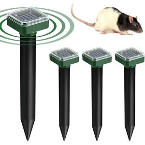 Aiperq - Solar Mole Repellent 4pcs Solar Mole Repellent, Ultrasonic Mouse and Rat Repellent, Ultrasonic Anti Mouse to Repel Moles, Voles and Gophers Aiperq - Solar Mole Repellent 4pcs Solar Mole Repellent, Ultrasonic Mouse and Rat Repellent, Ultrasonic Anti Mouse to Repel Moles, Voles and Gophers