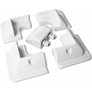 Cyslmuk - Solar Panel Bracket Corner 4 Angles and Double Cable Gland for Motorhome Caravans Cyslmuk - Solar Panel Bracket Corner 4 Angles and Double Cable Gland for Motorhome Caravans