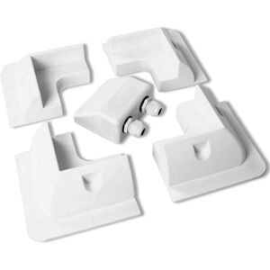 Aougo - Solar panel support corner with 4 angles and double cable gland for motorhomes Aougo - Solar panel support corner with 4 angles and double cable gland for motorhomes