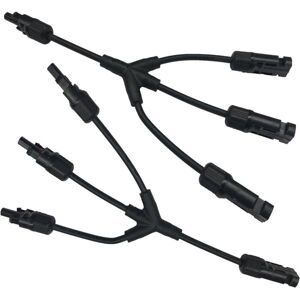 WOIYIC Solar Panel Cable Adapter Y Branch Connector 3 Y Solar Cable Connector (F/F/F/M & M/M/M/F) WOIYIC Solar Panel Cable Adapter Y Branch Connector 3 Y Solar Cable Connector (F/F/F/M & M/M/M/F)
