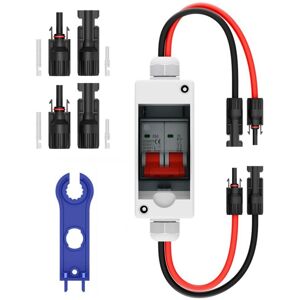 TLILY Solar Panel Disconnect Switch, 63A DC 1000V Breaker Box PV Switch with IP65 Waterproof TLILY Solar Panel Disconnect Switch, 63A DC 1000V Breaker Box PV Switch with IP65 Waterproof