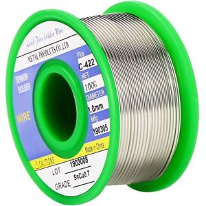 BEIJIYI Solder Wire, 1.0mm Soldering Wire, Lead-Free Solder Wire Sn 99.3% Cu 0.7% with Rosin Core, for Electric Soldering (100g) BEIJIYI Solder Wire, 1.0mm Soldering Wire, Lead-Free Solder Wire Sn 99.3% Cu 0.7% with Rosin Core, for Electric Soldering (100g)