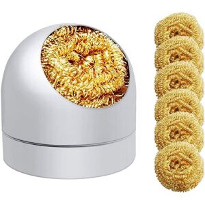 GOTRAYS Soldering Tip Cleaner Iron Tip Cleaner Brass Tip Cleaning Kit 6PCS Brass Ball Wire with 1PC Ball Socket Holder for Cleaning Soldering Irons and Tips GOTRAYS Soldering Tip Cleaner Iron Tip Cleaner Brass Tip Cleaning Kit 6PCS Brass Ball Wire with 1PC Ball Socket Holder for Cleaning Soldering Irons and Tips