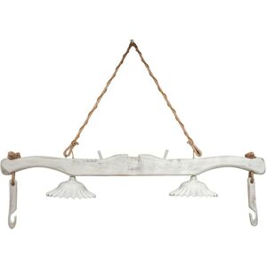 BISCOTTINI Solid linden wood complete with corrugated ceramic lampshades handmade yoke chandelier . Made in Italy BISCOTTINI Solid linden wood complete with corrugated ceramic lampshades handmade yoke chandelier . Made in Italy