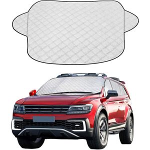 Sollbry - Car Windshield Cover, Foldable Windshield Protection Tarpaulin, Anti-Frost Car Tarpaulin with Ears, for Snow, Dust and Sun, 14393 cm Sollbry - Car Windshield Cover, Foldable Windshield Protection Tarpaulin, Anti-Frost Car Tarpaulin with Ears, for Snow, Dust and Sun, 14393 cm