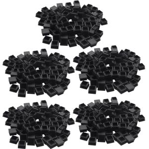 TLILY Sourcingmap? Plastic Square Tube Inserts End Blanking Caps 20mm x 20mm 100pcs Black X5 I107257 TLILY Sourcingmap? Plastic Square Tube Inserts End Blanking Caps 20mm x 20mm 100pcs Black X5 I107257