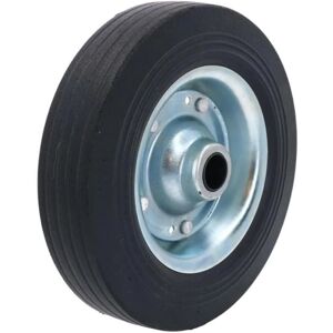 SANS MARQUE Spare wheel 200x60mm for trailer support wheel 300 kg load capacity Ø 20mm axle diameter, solid rubber spare wheel, metal SANS MARQUE Spare wheel 200x60mm for trailer support wheel 300 kg load capacity Ø 20mm axle diameter, solid rubber spare wheel, metal