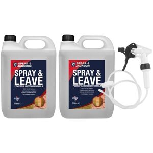 Spear & Jackson Spear&jackson - 2 x 5L Spray and Leave Ready to Use formula with Long Hose Trigger Spray Spear & Jackson Spear&jackson - 2 x 5L Spray and Leave Ready to Use formula with Long Hose Trigger Spray